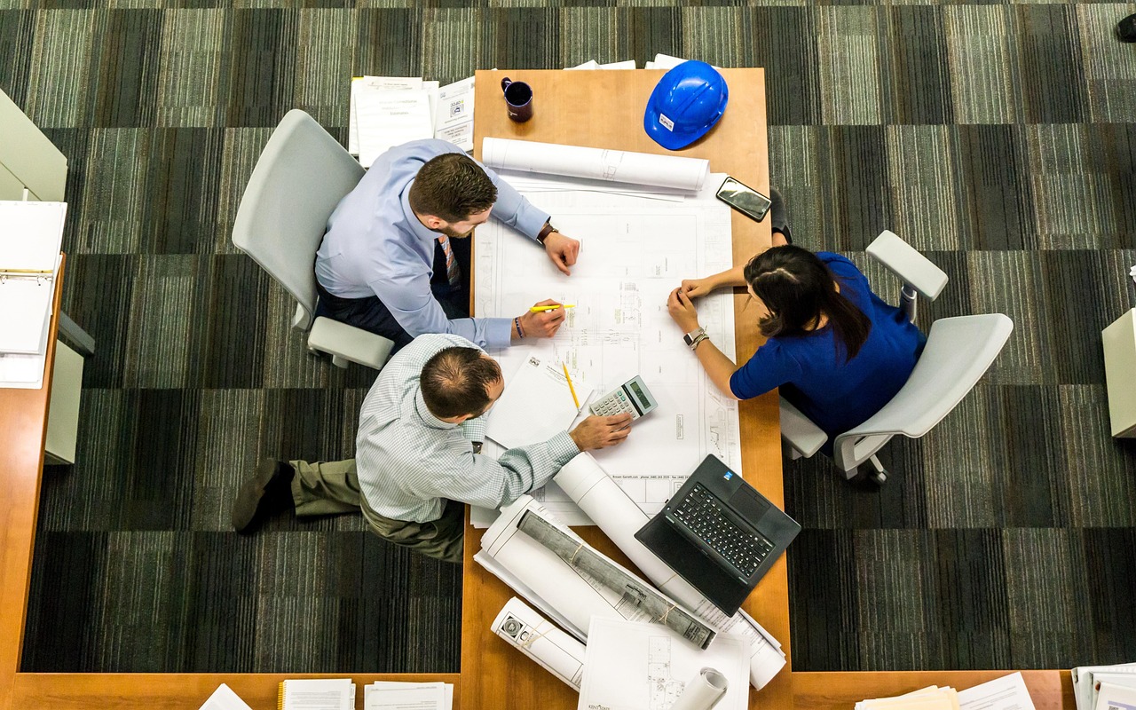 Strategy team at work
